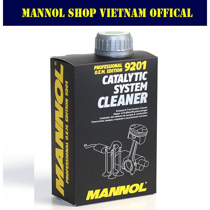 Combo Mannol 9201 Catalytic System Cleaner Vệ sinh bầu Catalytic, Cảm ...