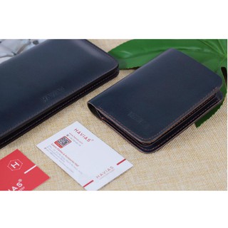 LEMO & VERTICAL HAVIAS cặp đôi ví dài và mini best seller da bò thật 100%