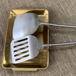 Sạn Xẻng Chiên Xào Inox 304 - Tay Cầm Dài 37cm, Độ Bền Vượt Trội