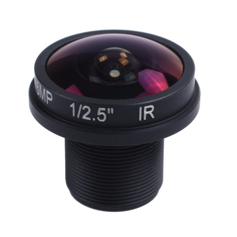 Ống kính máy ảnh Fisheye 5MP 1.8mm M12 * 0.5 Mount 1 / 2.5 f2.0 180 độ