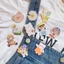Sticker | pin cài | huy hiệu dễ thương trang trí cặp, balo, túi vải 🧸💜🌈 Phong cách Nhật Bản - HÀNG CÓ SẴN ✨🍀🏝