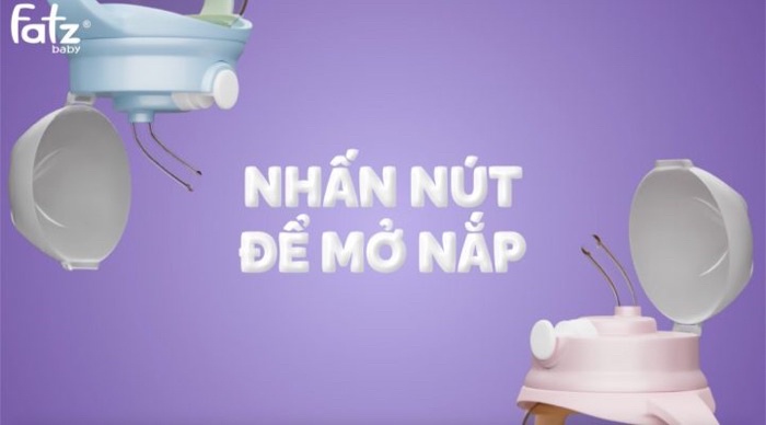 Mô tả Bình uống nước Tritan chống đổ phao xoay 360 độ 250ml Fatzbaby - 3