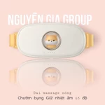 Đai rung chườm nóng đau bụng kinh quà tặng phụ nữ- Đai massage bụng 10 chế độ- tại Nguyễn Gia group Cao Đạt — ảnh 1