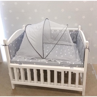Màn Lưới Chụp Màu Trơn Gấp Gọn Chống Muỗi Mẫu Mới An Toàn Cho Bé | Minizon Kids
