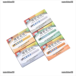0.5-5.0, Giấy Kiểm Tra Độ PH Chính Xác, Giấy PH Tầm Ngắn 80 Dải 0.5-5.0