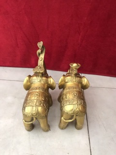 Đôi Voi Như Ý Vòi Thấp