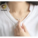Dây chuyền bạc Ý 925 Huệ Ngân - Hoa mai vàng PP1602 — ảnh 7