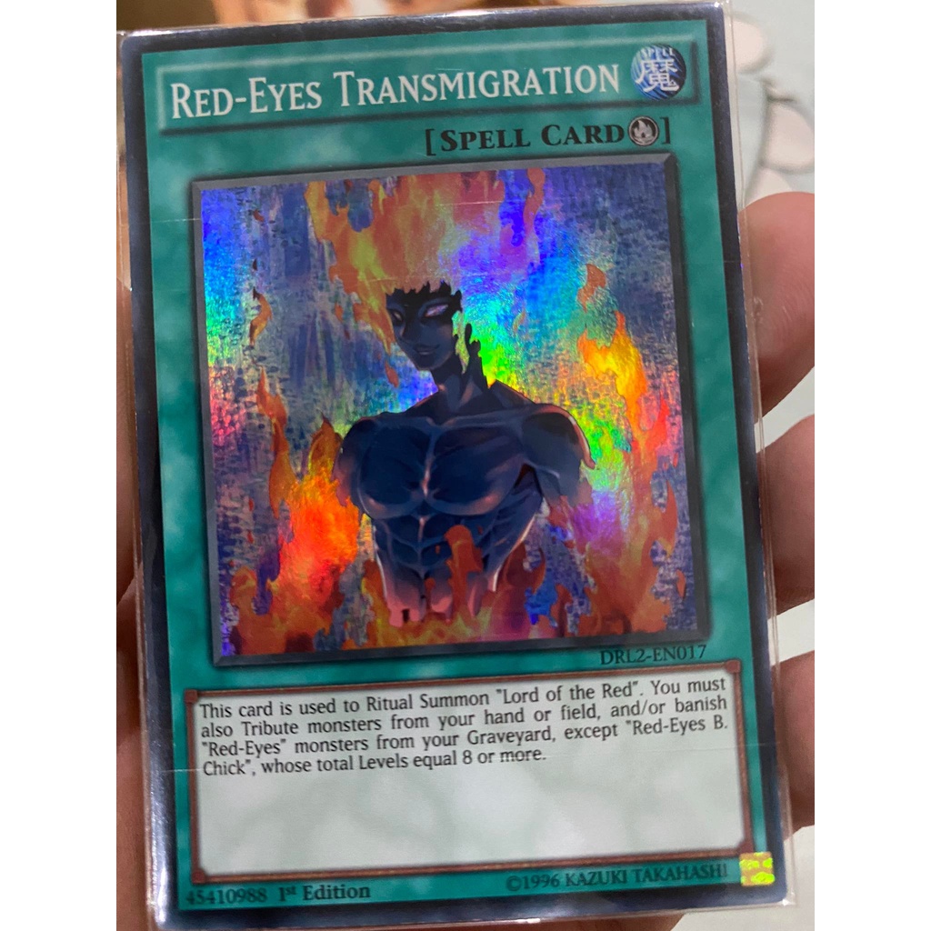 Thẻ bài Yugioh RedEyes Transmigration DRL2EN017 Shopee Việt Nam