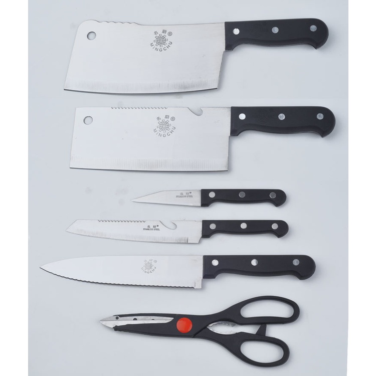 Bộ Dao 8 Món có kệ Gỗ [ SIÊU RẺ ]