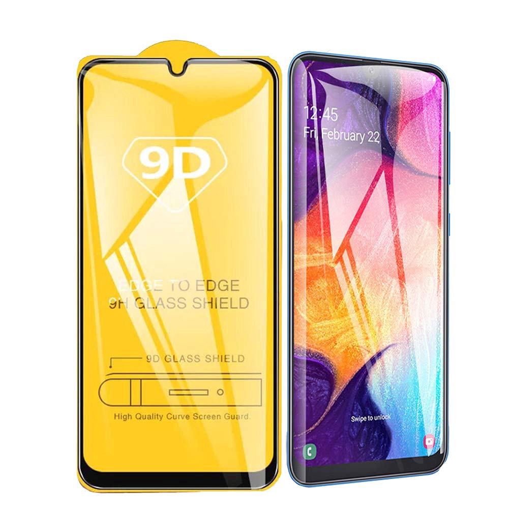 Kính cường lực 9D bảo vệ toàn màn hình dành cho Galaxy A03 A12 A03s A02s M51 M52 M32 M31 M21 M11 A71 A51 A11 A01 A10 A20 A30 A50 A70 A10s A20s A30s