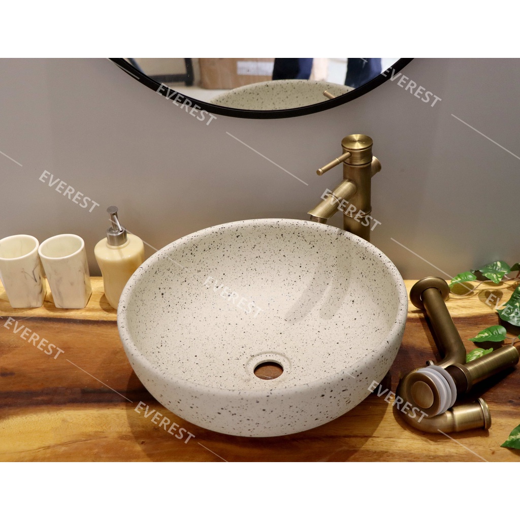 Chậu sứ mỹ thuật - Lavabo mỹ thuật EVEREST EV-CĐ07 | Shopee Việt Nam