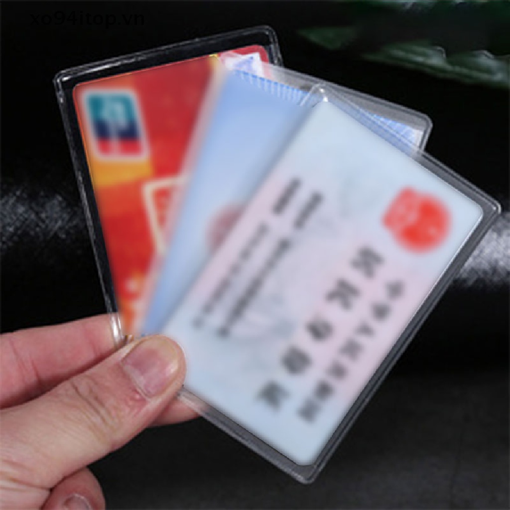 Set 10 Bao Đựng Thẻ Tín Dụng Chống Nước Tiện Lợi