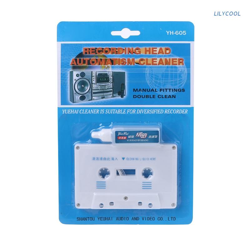 LILY * Cassette Tape Head Cleaner & Demagnetizer cho tất cả máy nghe nhạc cassette