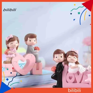 Mô hình búp bê cô dâu chú rể trang trí bánh kem