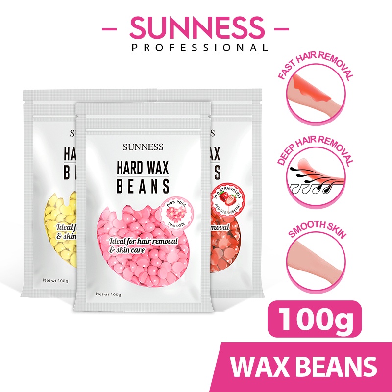 Ảnh Túi hạt sáp tẩy lông SUNNESS cao cấp tiện lợi 100g 1