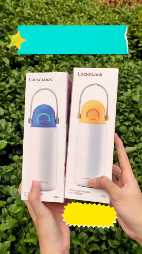Bình giữ nhiệt LocknLock DIY Strap Tumbler 350ml LHC3283 - Hàng chính ...