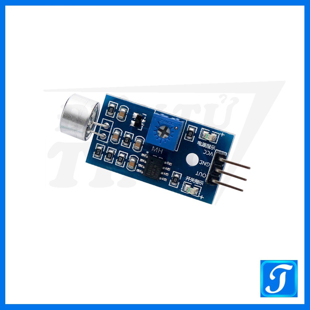 Cảm biến âm thanh LM393 / Module Ultrasonic Sensor 5v 3.3v | Shopee ...