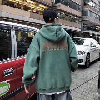 Áo hoodie nam tay dài dáng rộng phong cách retro thời trang xuân thu