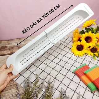 Kệ treo bồn đồ rửa chén bát bền đẹp, Khay gác treo đồ đa năng việt nhật