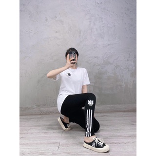 Quần Tập Gym Nữ [Legging] 3D Trefoil Logo 3D Sọc Màu Mới Lạ [ĐỒ TẬP]