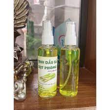 Tinh Dầu Sả Xịt Phòng Khử Mùi Đuổi Muỗi Kiến Gián Thơm Phòng, Xông hơi 100ml