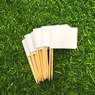 100 Que Gỗ Cắm Bánh Mini Trang Trí
