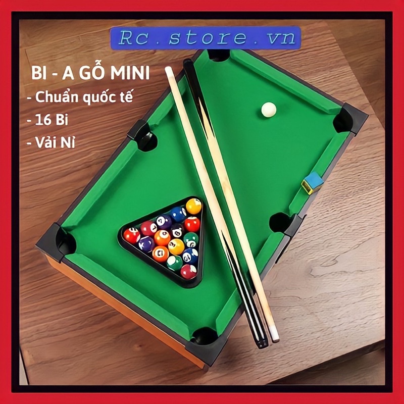 bàn bi a mini cỡ lớn 69cm , bàn bia mini bằng gỗ, vải nỉ tiêu chuẩn ...