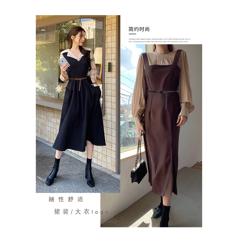 Dây nịt đầm liền, Thắt lưng váy liền thời trang  nữ, bản nhỏ, da thật, khóa thắt kim loại thời trang W34
