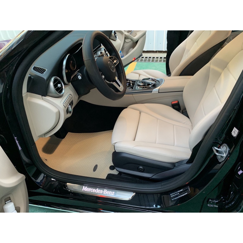 Thảm lót ô tô KATA cho xe Mercedes C W205 (2014 - 2021)  - Khít với sàn, Chống trơn, Không mùi, Không ẩm mốc