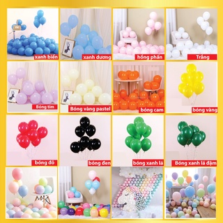 Set 100 bóng bay trang trí sinh nhật, trang trí tiệc cưới, tiệc kỉ niệm loại dày đẹp 2.2g YẾN NHI SHOP