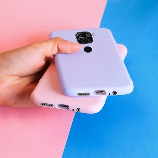 Ốp điện thoại silicone mềm màu trơn cá tính cho Xiaomi Redmi Note9 10x 6.53 Inch Redmi Note 9