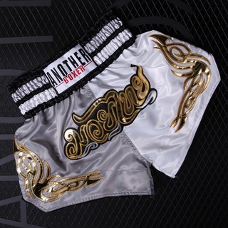 Nam Muay Thái Quần Short Nữ Trẻ Em Thanh Thiếu Niên Quyền Anh Quần Short Kickboxing Chiến Đấu MMA Trunks Sanda Vật lộn Huấn Luyện Quần Ngắn