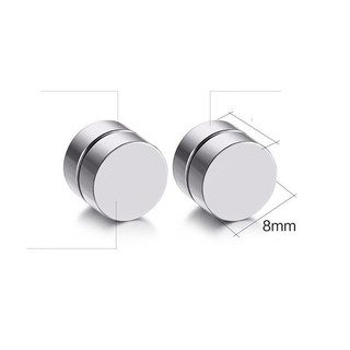 Cặp Bông tai nam châm inox không đen BHBT223