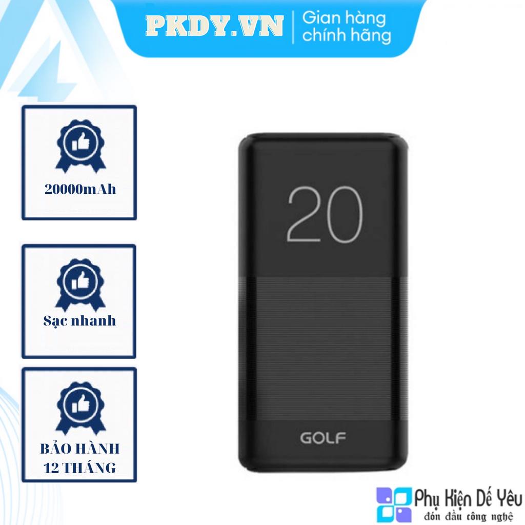 Pin sạc dự phòng Golf G81 20000mAh Candy Power Bank [PHÂN PHỐI CHÍNH
