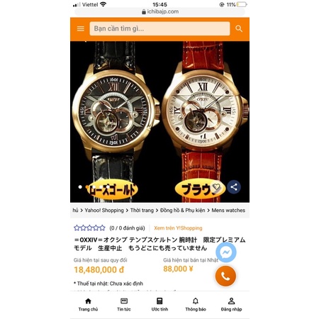 Đồng hồ nam cơ tự động nhật bản OXXIV automatic | Shopee Việt Nam