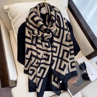 Khăn Choàng Cotton Lanh Đa Chức Năng Phong Cách Hàn Quốc Mới