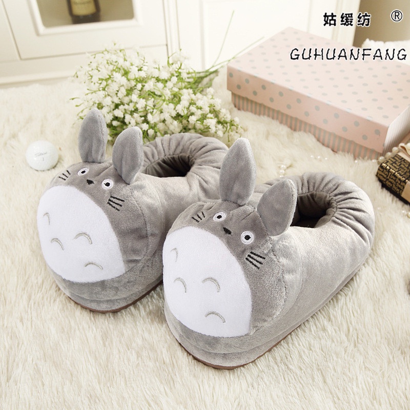 SY3 Pikachu Minions Kumamon Mùa Đông Trong Nhà Nhà Hoạt Hình Bông Dép Nữ Sinh Ký Túc Xá Dễ Thương Giày Ấm Áp YS3