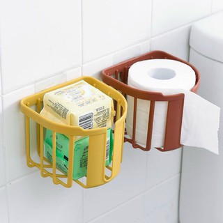 Giỏ Đựng Giấy Vệ Sinh H3 - Giỏ treo tường đựng khăn giấy dán tường