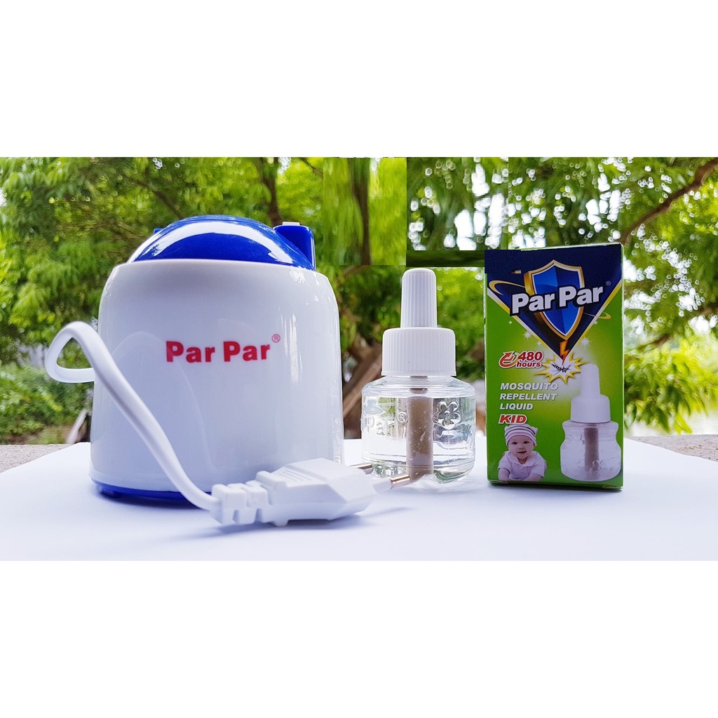 Máy xông tinh dầu đuổi muỗi ParPar tặng kèm lọ tinh dầu