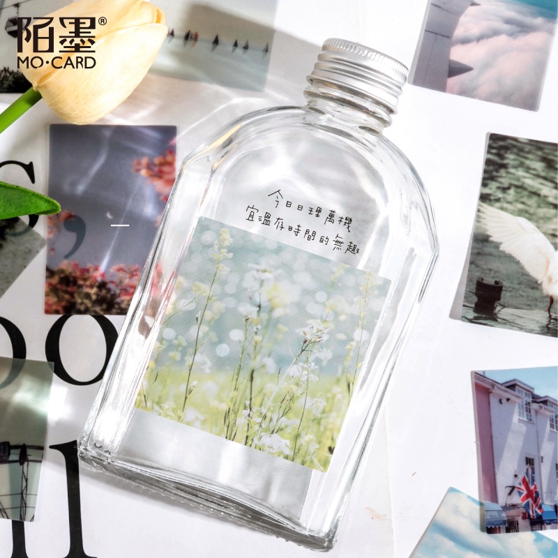 sticker dán trang trí sổ 45 miếng phong cảnh lãng mạn HD172-K60 DIY Crafts, Scrapbook, Journal, Diary, Planner