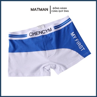 Quần lót nam boxer quần boxer cotton thoáng khí quần lót đùi nam co giãn mềm mại