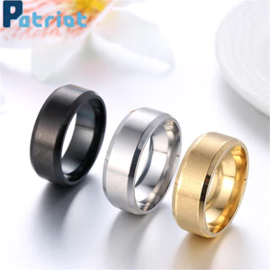 Nhẫn thép không gỉ thiết kế đơn giản nhẵn mịn thời trang cho nữ