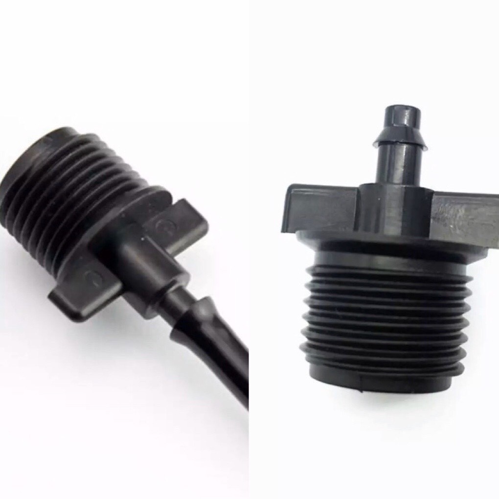 10 Ren Nối Chuyển Nhanh Ống Nhựa Ren ngoài 21 Ra Ống 6mm - Hệ Thống Tưới Tự Động