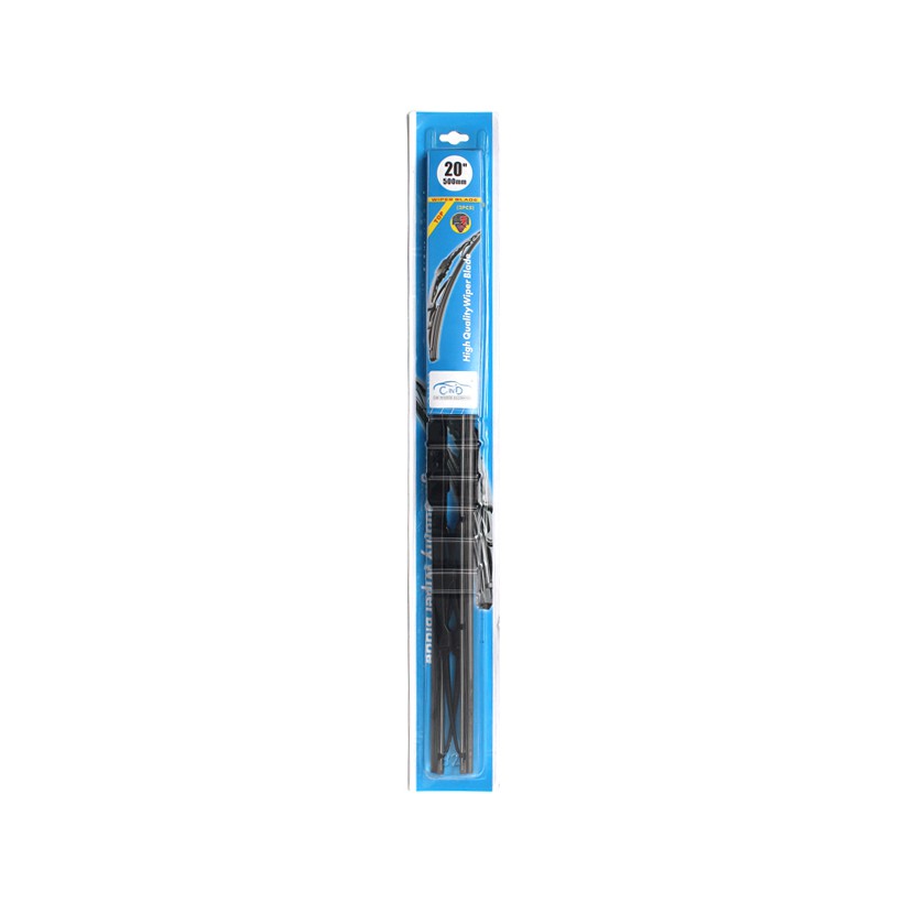 Combo 2 Gạt Mưa Ô Tô Gọng Sắt CIND 405 (20inch/500mm) Phù Hợp Cho Nhiều Dòng Xe Ô Tô Xe Hơi Có Móc Cong Chữ U