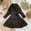 SET ĐẦM VẢI TWEED ĐEN - SET ĐẦM BỐ ĐEN - MÈO INDA HOUSE