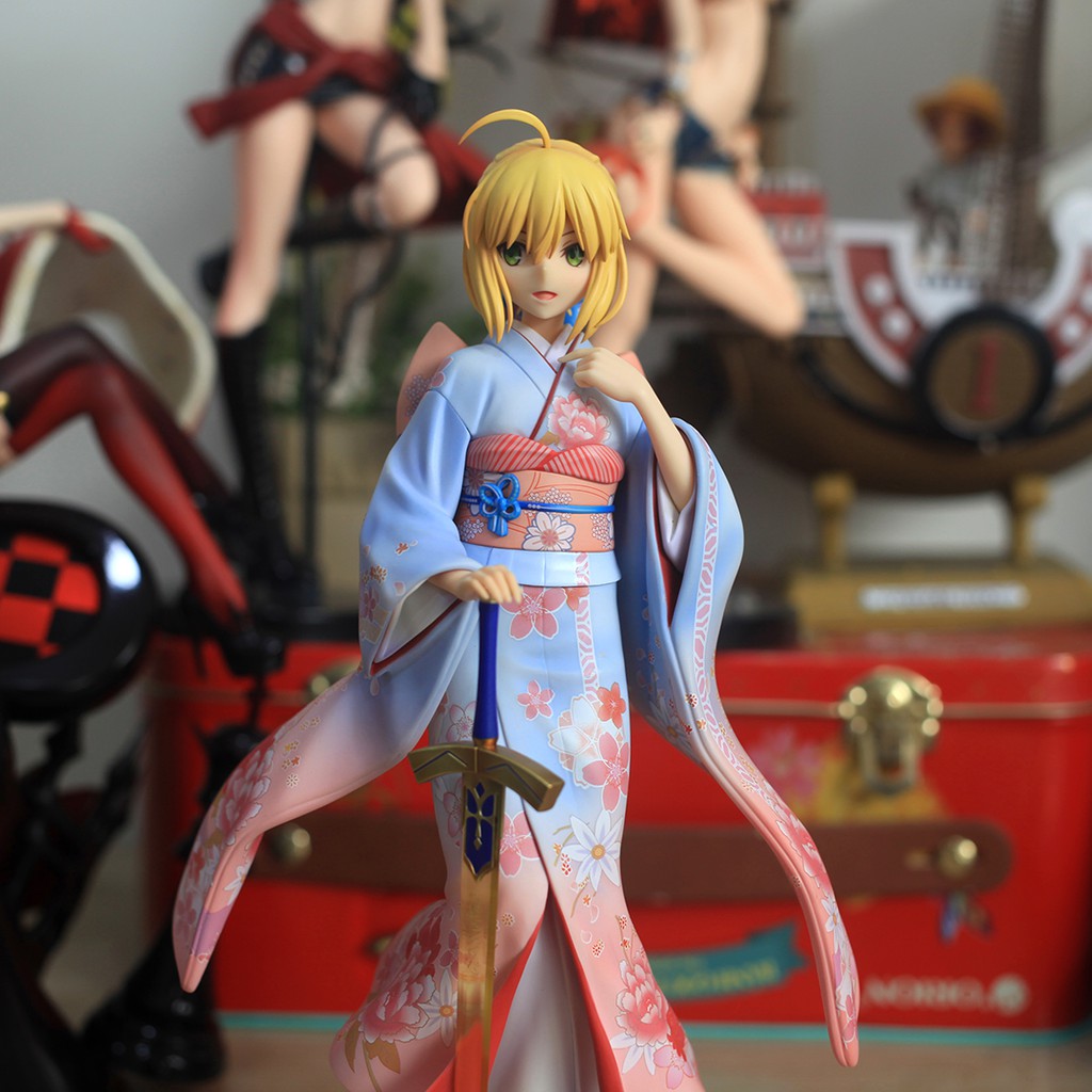 Figurine Aniplex Fate/Stay Night UBW – Saber Haregi Ver. En Kimono – PVC Neuve