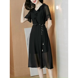 (HCM) Đầm voan chiffon 2 lớp Thời Trang siêu xinh , tôn dáng sành điệu cho các quý cô quý chị em KB FASHION