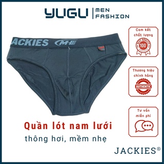 Quần sịp nam lưới cao cấp JACKIES LH05 quần lót lưới tam giác nam chính hãng Việt Nam 40kg-90kg, 1 chiếc, che tên