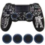 JVSUB 4 Chiếc Cần Điều Khiển Nắp Thay Thế Silicon Chống Trơn Trượt Ngón Tay Cái Dính Cầm Cho PS3 PS4 XBOX Một