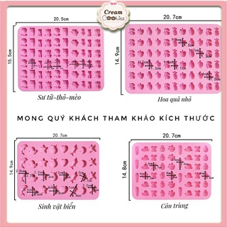 ✿✿✿Khuôn Silicon Làm Kẹo Dẻo Khuôn Làm Thạch, Socola Nhiều Hình Cho Bé✿✿✿